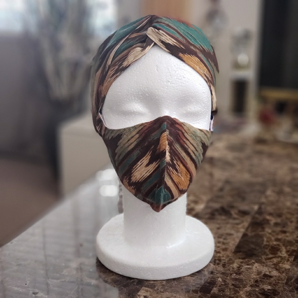 Face mask and headband